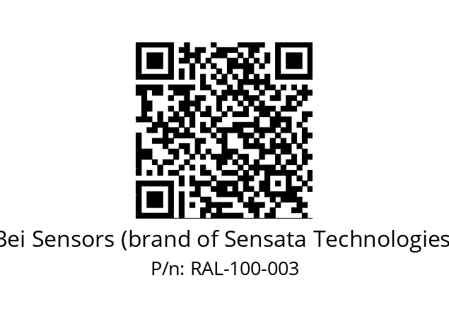  9416/076-8230/070-S6-100 Bei Sensors (brand of Sensata Technologies) RAL-100-003