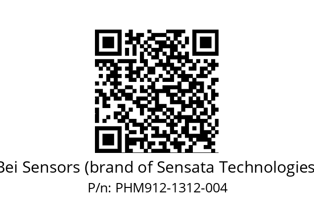  PHM9_12//PSSG//13B12D5//S6R// Bei Sensors (brand of Sensata Technologies) PHM912-1312-004