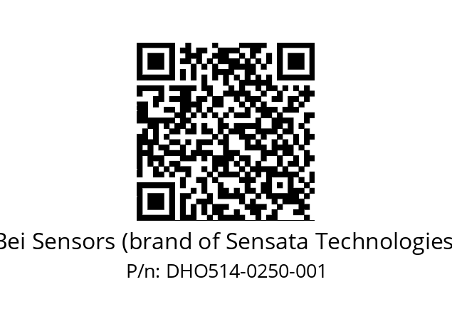  DHO5_14//RG59//00250//G3R020// Bei Sensors (brand of Sensata Technologies) DHO514-0250-001