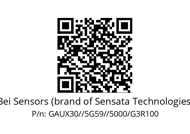   Bei Sensors (brand of Sensata Technologies) GAUX30//5G59//5000/G3R100