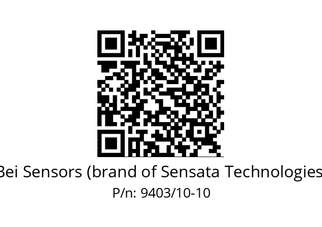  ACC. 10X10 SOUFFLET 9403 Bei Sensors (brand of Sensata Technologies) 9403/10-10