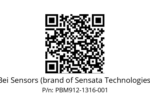   Bei Sensors (brand of Sensata Technologies) PBM912-1316-001