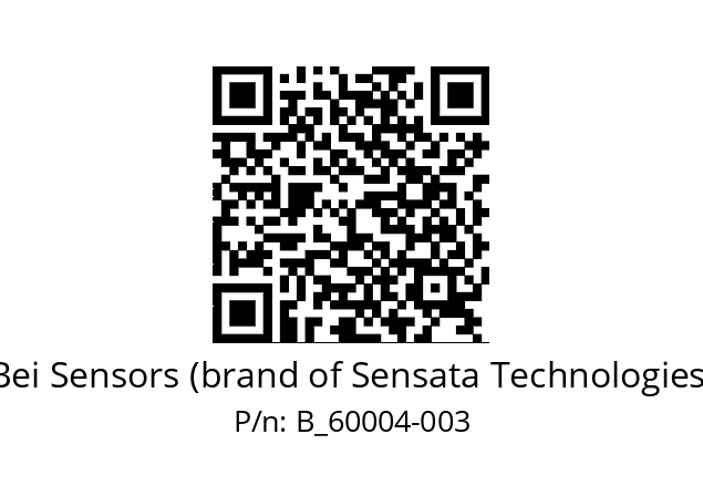   Bei Sensors (brand of Sensata Technologies) B_60004-003