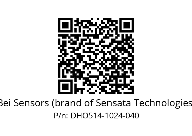  DHO5_14//RP29//01024//G8R//--DD-- Bei Sensors (brand of Sensata Technologies) DHO514-1024-040