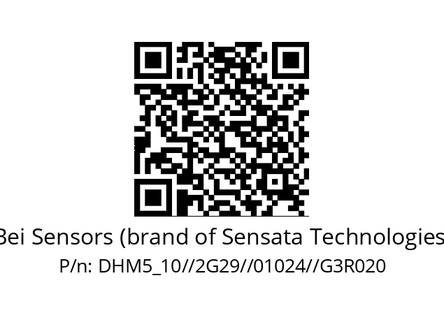   Bei Sensors (brand of Sensata Technologies) DHM5_10//2G29//01024//G3R020