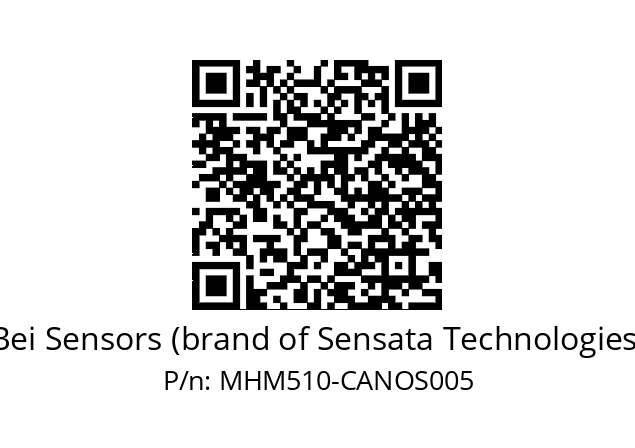  MHM510-CAA1B-1213-C100-H17 Bei Sensors (brand of Sensata Technologies) MHM510-CANOS005