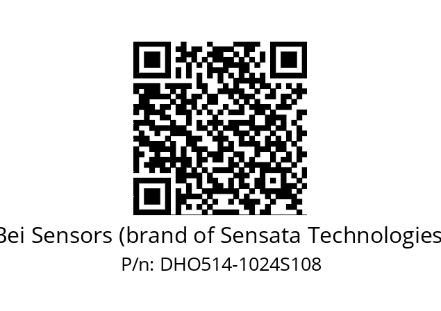  DHO5S14//5GT9//01024//G3R004/0L/--DD-- Bei Sensors (brand of Sensata Technologies) DHO514-1024S108