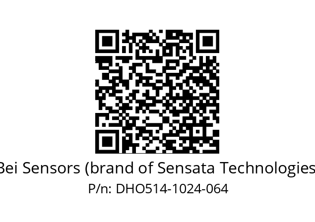  DHO5_14//RG29//01024//G6R// Bei Sensors (brand of Sensata Technologies) DHO514-1024-064