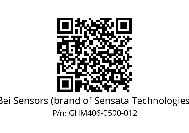  GHM4_06//5G59//00500//T1R020// Bei Sensors (brand of Sensata Technologies) GHM406-0500-012