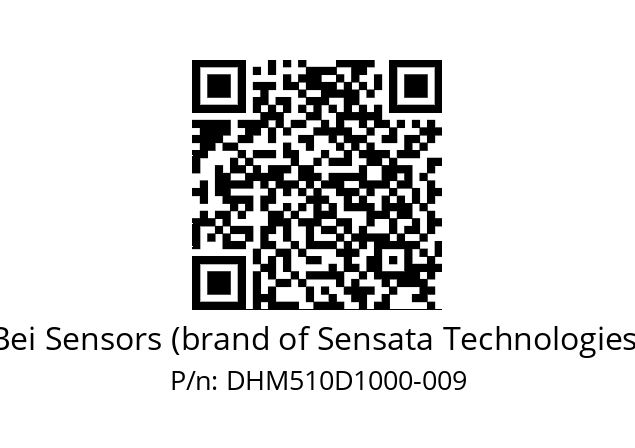  DHM5_10//2G29//10000//G6R// Bei Sensors (brand of Sensata Technologies) DHM510D1000-009