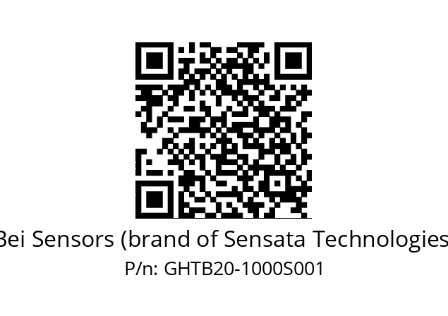   Bei Sensors (brand of Sensata Technologies) GHTB20-1000S001