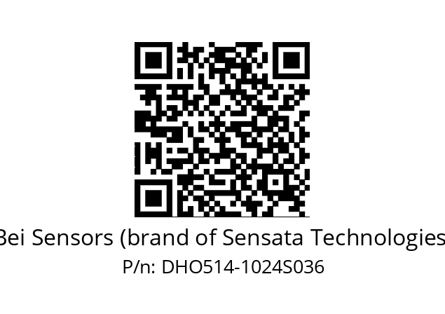  DHO5S14/OM/5GT9//01024//G3R020//--DK-- Bei Sensors (brand of Sensata Technologies) DHO514-1024S036