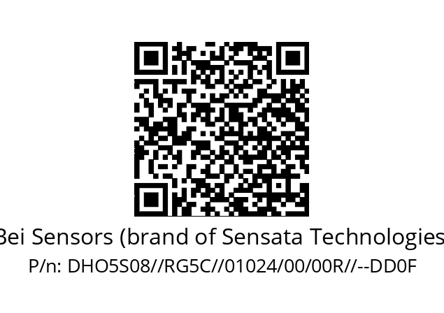   Bei Sensors (brand of Sensata Technologies) DHO5S08//RG5C//01024/00/00R//--DD0F