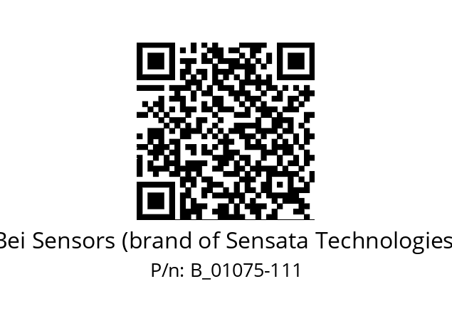   Bei Sensors (brand of Sensata Technologies) B_01075-111