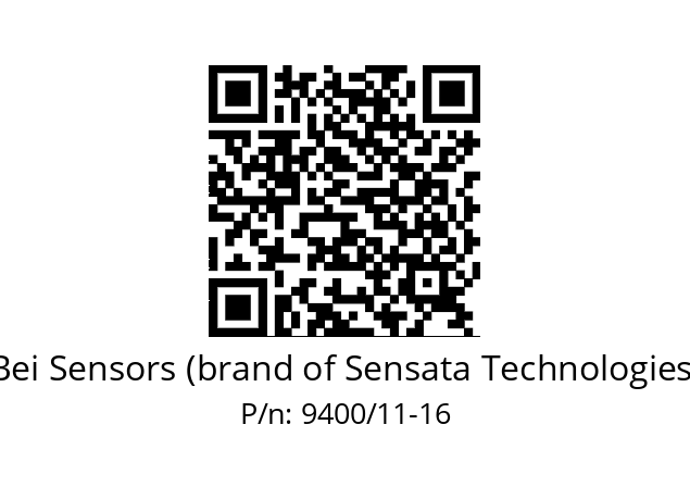  ACC. 11X16 LAM. SOUP. 9400 Bei Sensors (brand of Sensata Technologies) 9400/11-16