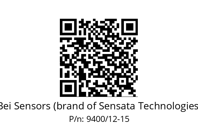  ACC. 12X15 LAM. SOUP. 9400 Bei Sensors (brand of Sensata Technologies) 9400/12-15