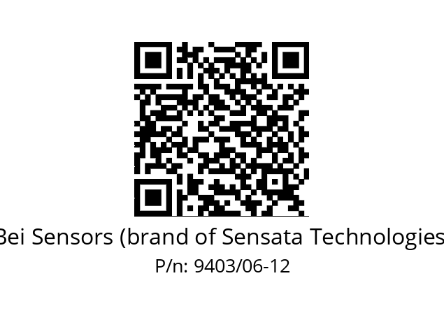  ACC. 06X12 SOUFFLET 9403 Bei Sensors (brand of Sensata Technologies) 9403/06-12