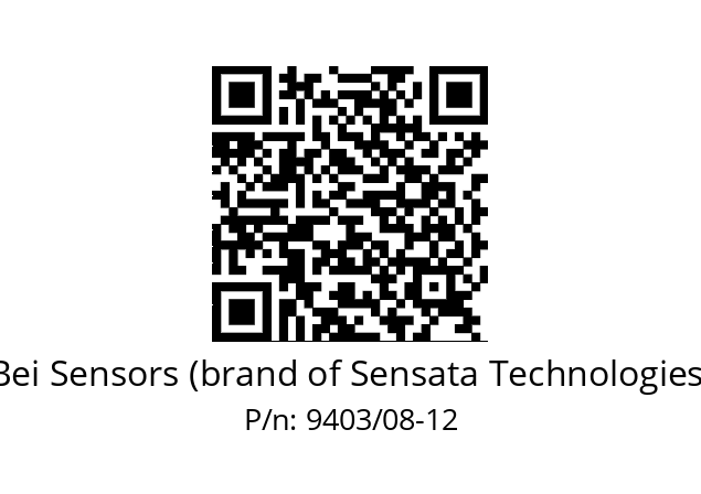  ACC. 08X12 SOUFFLET 9403 Bei Sensors (brand of Sensata Technologies) 9403/08-12