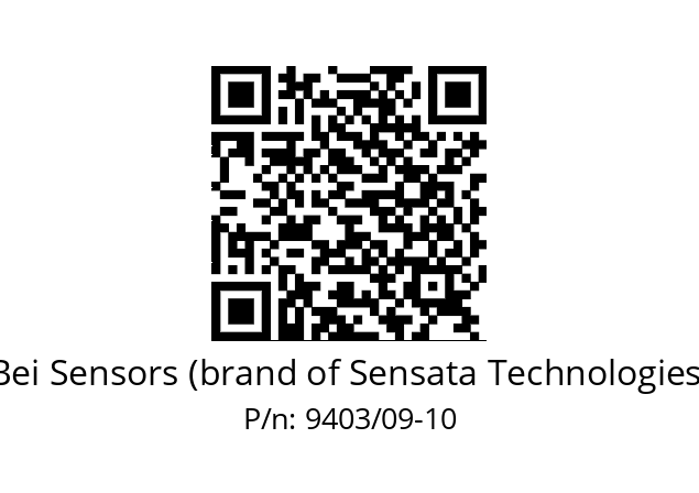  ACC. 09X10 SOUFFLET 9403 Bei Sensors (brand of Sensata Technologies) 9403/09-10