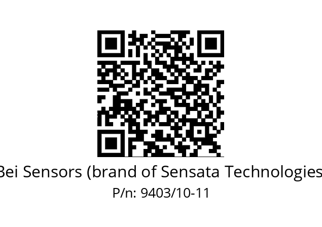  ACC. 10X11 SOUFFLET 9403 Bei Sensors (brand of Sensata Technologies) 9403/10-11