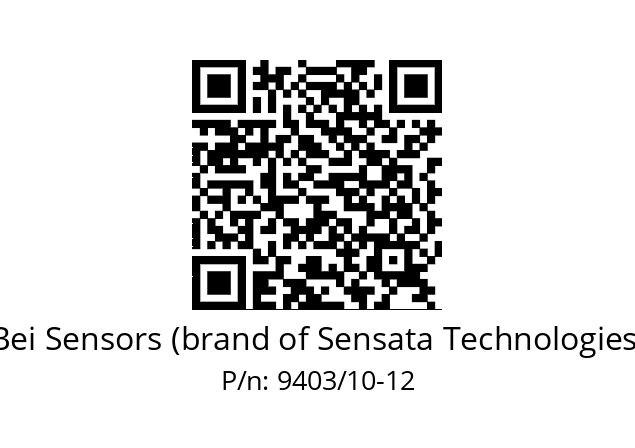  ACC. 10X12 SOUFFLET 9403 Bei Sensors (brand of Sensata Technologies) 9403/10-12