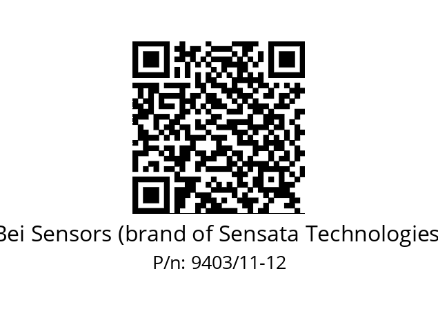  ACC. 11X12 SOUFFLET 9403 Bei Sensors (brand of Sensata Technologies) 9403/11-12