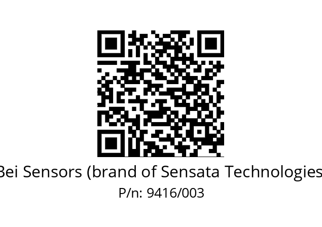  FICHE M23/F/09 H A SOUD INTBUS Bei Sensors (brand of Sensata Technologies) 9416/003