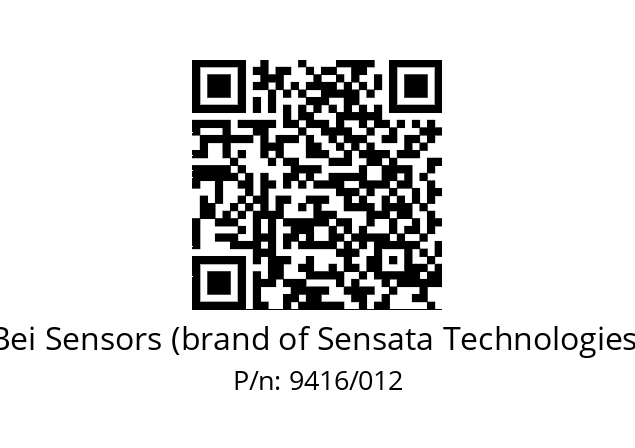  PROL. M23 MAL. 16CTS HOR. A SOUDER PASSAGE CLOISON Bei Sensors (brand of Sensata Technologies) 9416/012