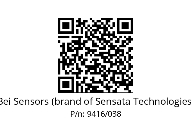  FICHE M23/M/16 H A SOUDER Bei Sensors (brand of Sensata Technologies) 9416/038