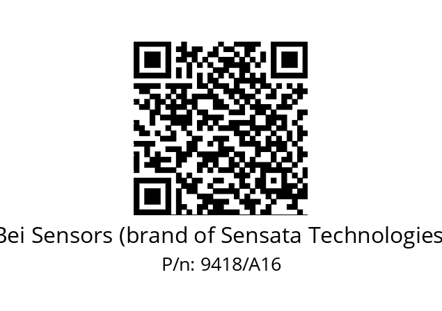  BAGUE DE RÉDUCTION ALUMINIUM -HU916 Bei Sensors (brand of Sensata Technologies) 9418/A16