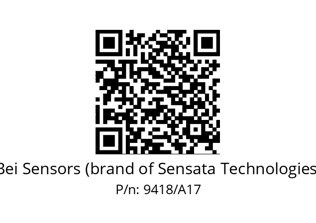  BAGUE DE RÉDUCTION ALUMINIUM -HU917 Bei Sensors (brand of Sensata Technologies) 9418/A17