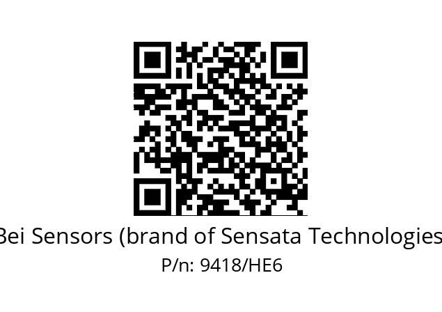  BAG. REDUC ISO PEEK HHU9/B3/4- Bei Sensors (brand of Sensata Technologies) 9418/HE6