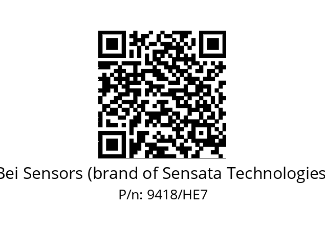  BAG. REDUC ISO PEEK HHU9/B7/8- Bei Sensors (brand of Sensata Technologies) 9418/HE7