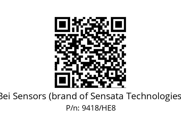  BAG. REDUC ISO PEEK HHU9/B 1- Bei Sensors (brand of Sensata Technologies) 9418/HE8