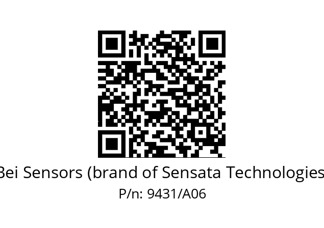  BAGUE DE REDUC ALU -HO506 Bei Sensors (brand of Sensata Technologies) 9431/A06