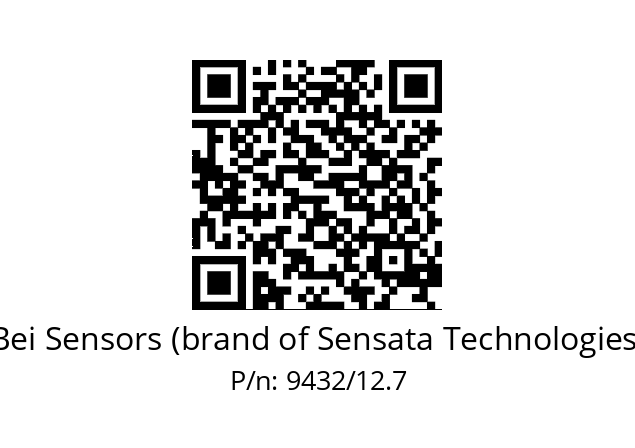  BAGUE DE REDUC RR12.7 F/MHK515 Bei Sensors (brand of Sensata Technologies) 9432/12.7