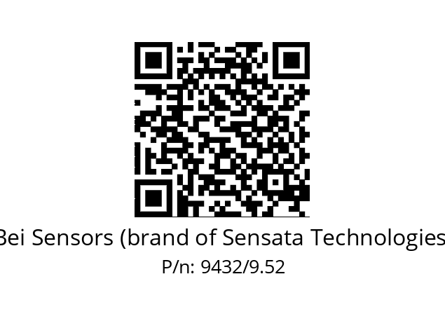  BAGUE DE REDUC RR9.52 F/MHK515 Bei Sensors (brand of Sensata Technologies) 9432/9.52