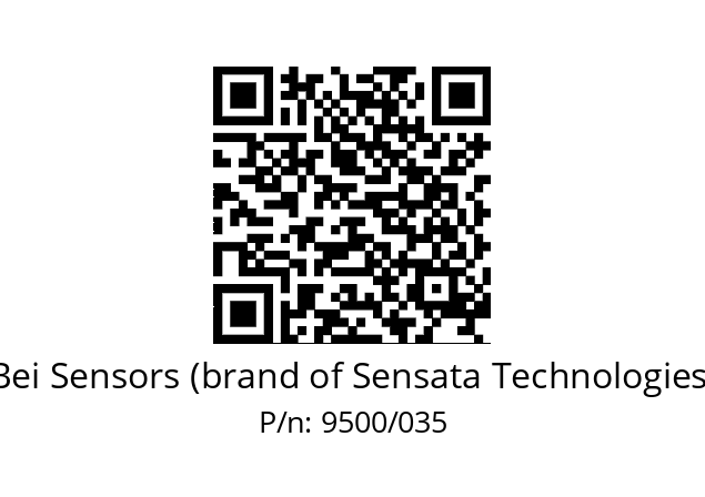  BRIDE D40GHA4 MOT PARVEX RS130 Bei Sensors (brand of Sensata Technologies) 9500/035