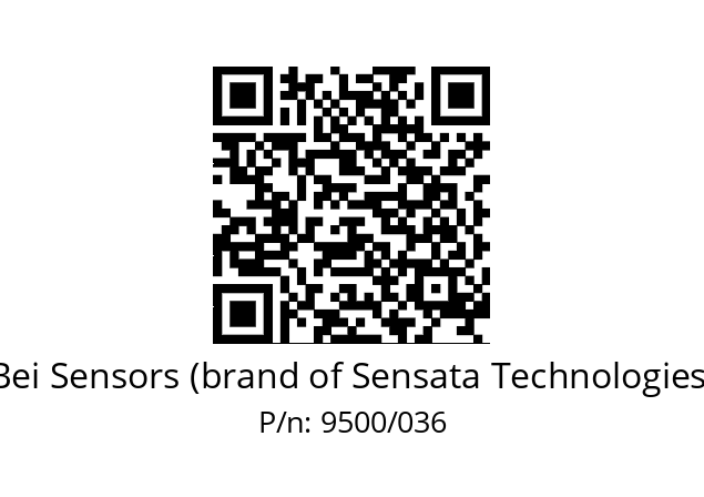  BRIDE  T105 RD ALU -HA5 Bei Sensors (brand of Sensata Technologies) 9500/036