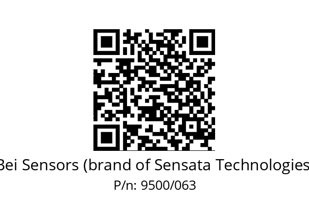  BRIDE  T58 PIGE LATERALE Bei Sensors (brand of Sensata Technologies) 9500/063