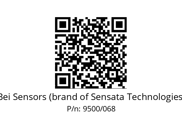  BRIDE  T060 RECTANG ALU MAF Bei Sensors (brand of Sensata Technologies) 9500/068