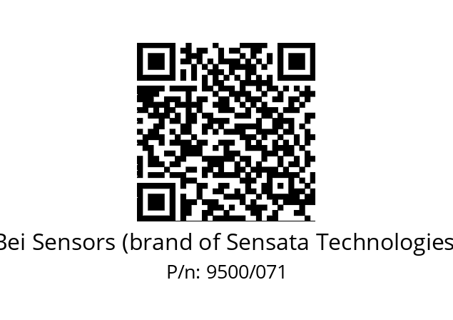  BRIDE  T58 RD INOX IP67 Bei Sensors (brand of Sensata Technologies) 9500/071