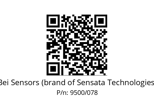  BRIDE D90 1 POINT PIGE Bei Sensors (brand of Sensata Technologies) 9500/078