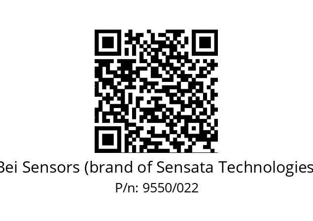  BOUCHON DIGI PARAMETRABLE Bei Sensors (brand of Sensata Technologies) 9550/022