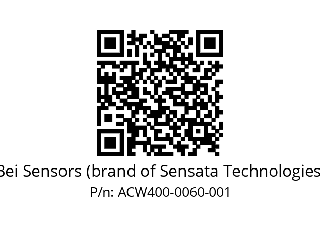  ACW4_00//3L31//00060//L3R040// Bei Sensors (brand of Sensata Technologies) ACW400-0060-001