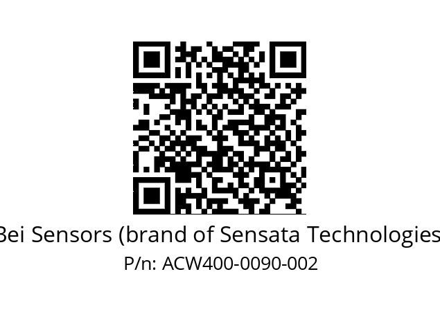  ACW4_00//2LM1//00090//L3R020// Bei Sensors (brand of Sensata Technologies) ACW400-0090-002