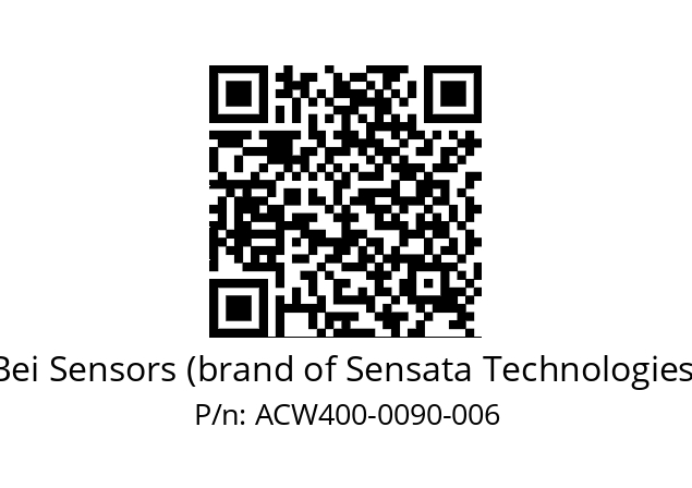  ACW4_00//3L12//00090//L3R010// Bei Sensors (brand of Sensata Technologies) ACW400-0090-006