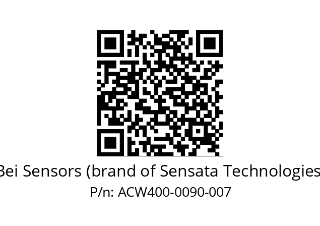  ACW4_00//3L31//00090//L3R100// Bei Sensors (brand of Sensata Technologies) ACW400-0090-007