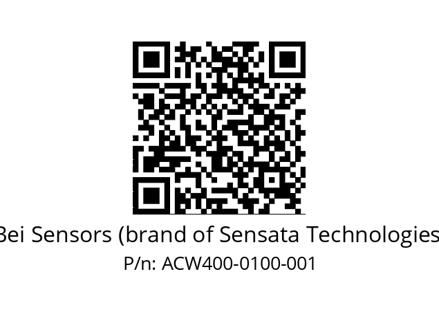  ACW4_00//3L31//00100//L3R020// Bei Sensors (brand of Sensata Technologies) ACW400-0100-001