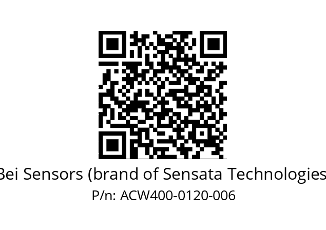  ACW4_00//3L11//00120//L3R080// Bei Sensors (brand of Sensata Technologies) ACW400-0120-006